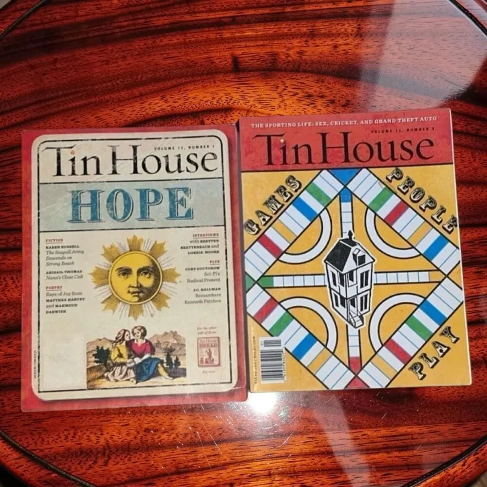 2 Tin House Dread Hope Games Magizines Vol 11 Issue 1 & 3 Adult Concepts